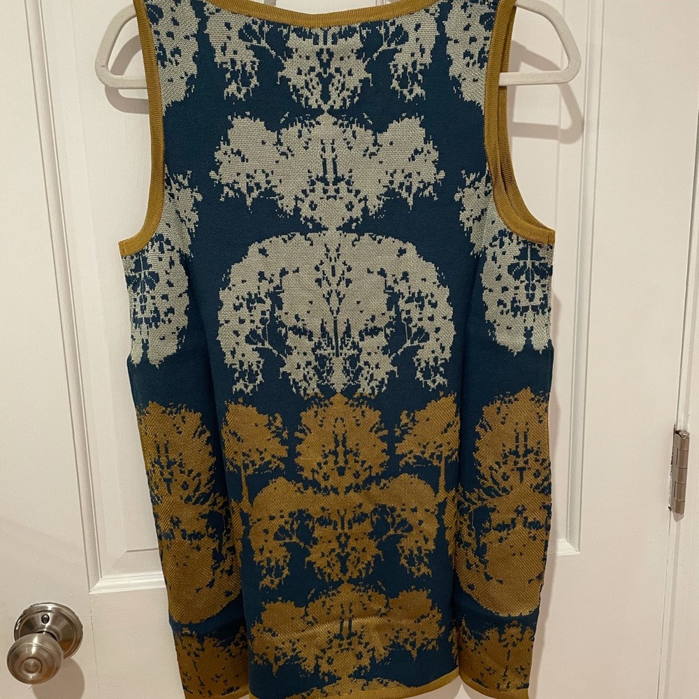Marla Wynn Gold Teal Shell NWT - Picture 3 of 7